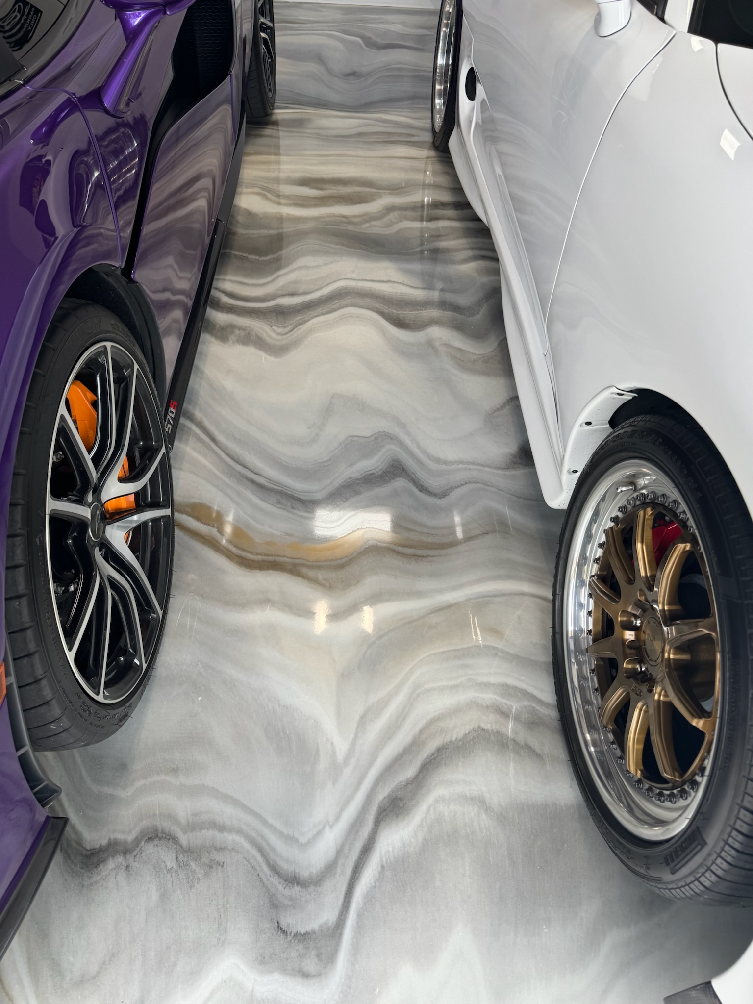 Luxury epoxy finish